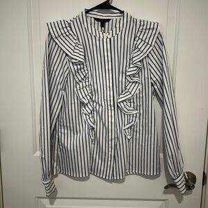 Banana Republic Button Down Striped Shirt